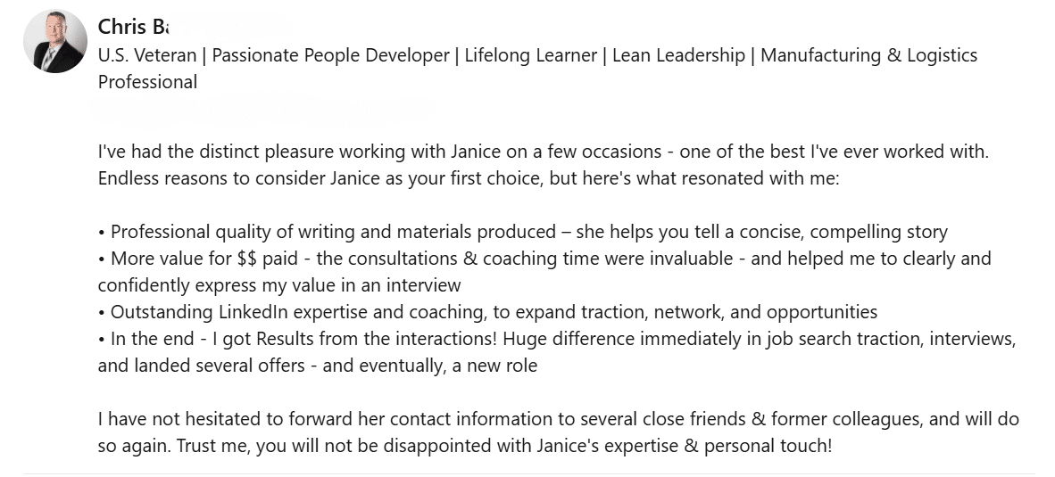 Chris Barushak VIce President of Continuous Improvement and Sustainability