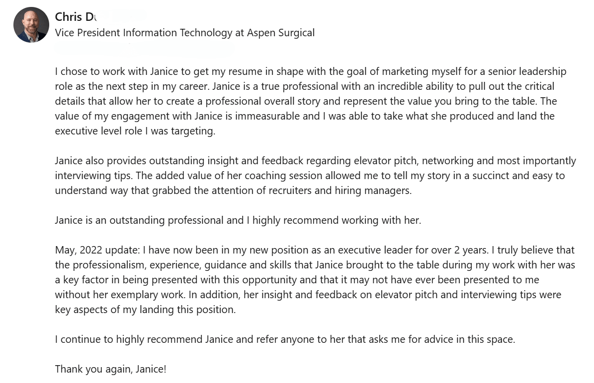 Chris Dukes Vice President of Information Technology